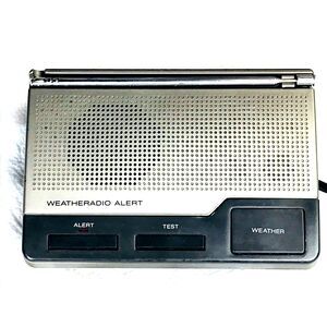 Radio Shack Vtg Weatheradio Alert 12-240 Weather Radio 3 Channel Battery -Tested